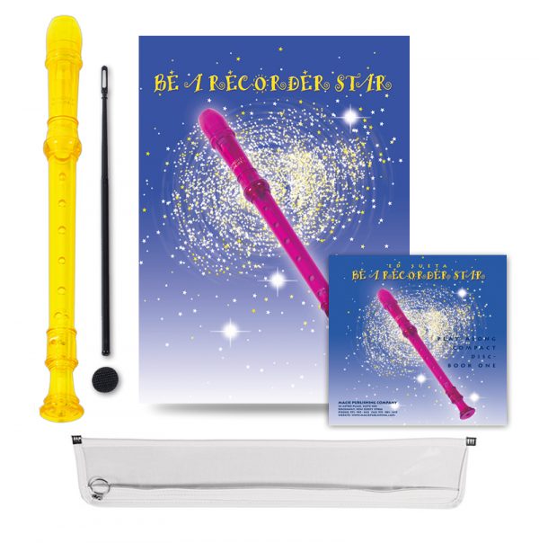 Be A Recorder Star® Kingsley Kolor® Package With CD yellow