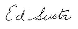 Ed Sueta Signature